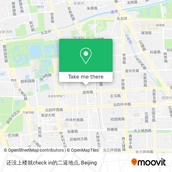 还没上楼就check in的二逼地点 map