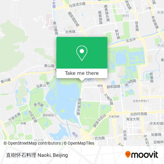直樹怀石料理 Naoki map
