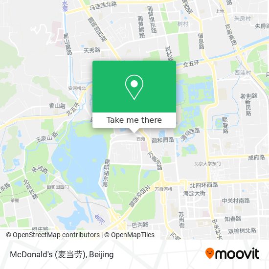 McDonald's (麦当劳) map