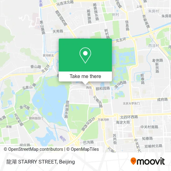 龍湖 STARRY STREET map
