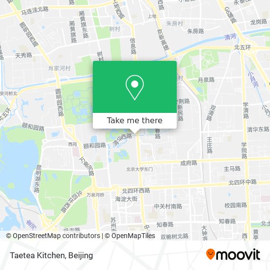 Taetea Kitchen map
