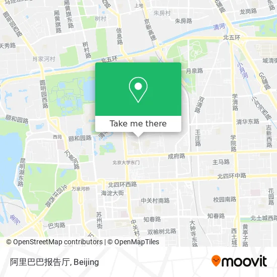阿里巴巴报告厅 map