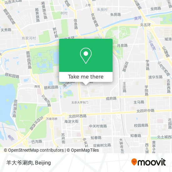 羊大爷涮肉 map