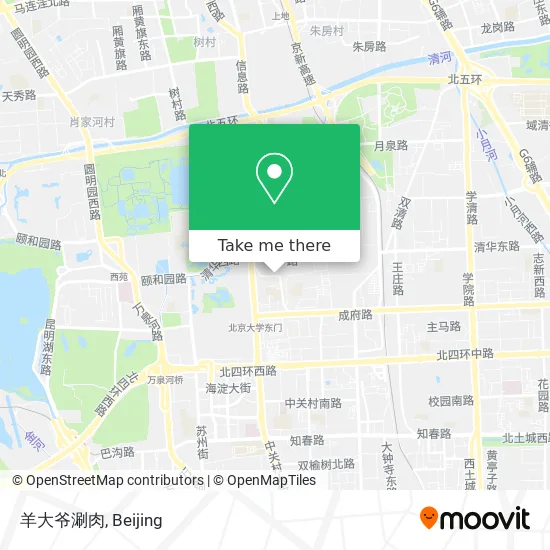 羊大爷涮肉 map