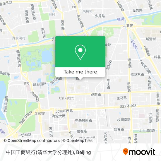 中国工商银行(清华大学分理处) map