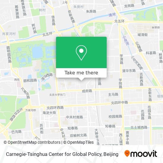 Carnegie-Tsinghua Center for Global Policy map