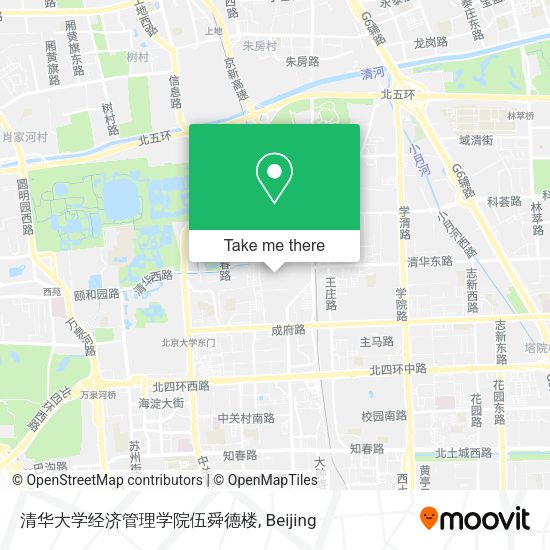 清华大学经济管理学院伍舜德楼 map