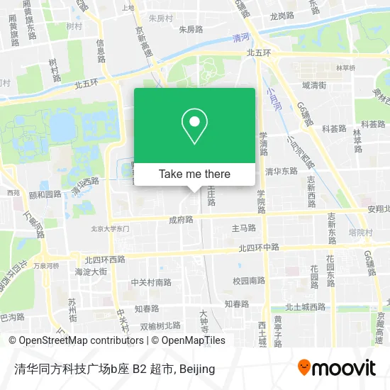 清华同方科技广场b座 B2 超市 map
