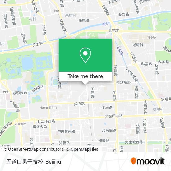 五道口男子技校 map