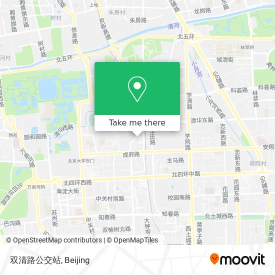 双清路公交站 map