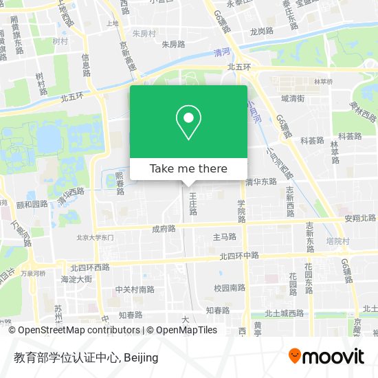 教育部学位认证中心 map