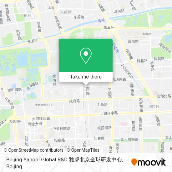 Beijing Yahoo! Global R&D 雅虎北京全球研发中心 map