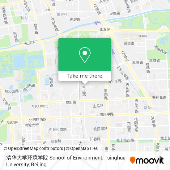 清华大学环境学院 School of Environment, Tsinghua University map