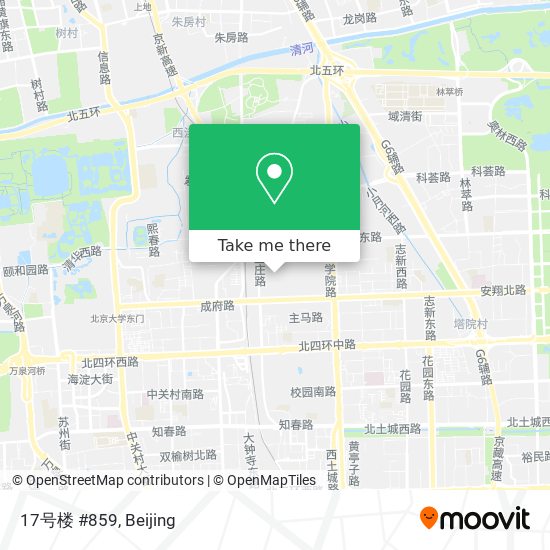 17号楼 #859 map