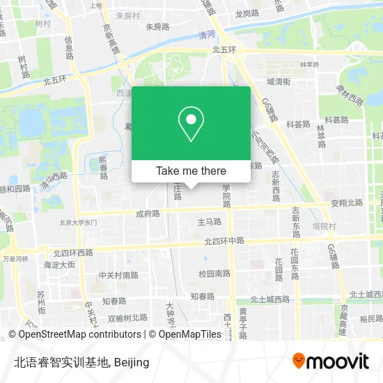 北语睿智实训基地 map