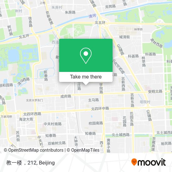 教一楼，212 map