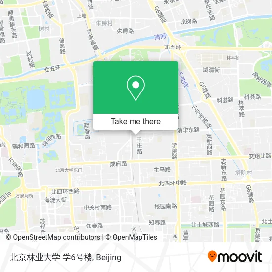 北京林业大学 学6号楼 map