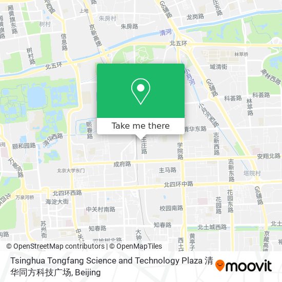 Tsinghua Tongfang Science and Technology Plaza 清华同方科技广场 map