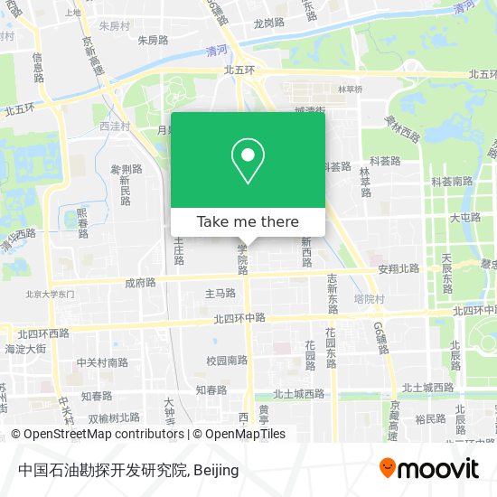 中国石油勘探开发研究院 map