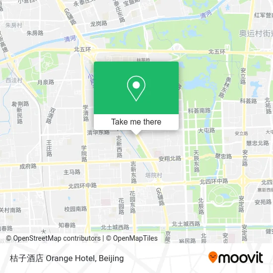 桔子酒店 Orange Hotel map