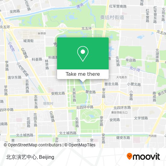 北京演艺中心 map