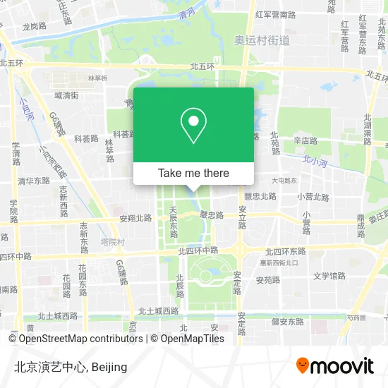 北京演艺中心 map