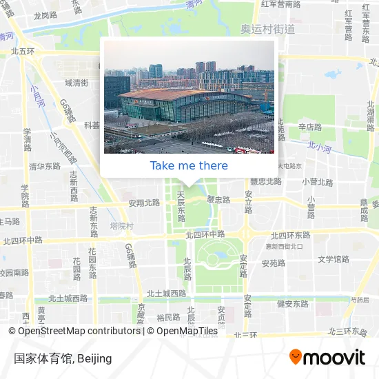 国家体育馆 map