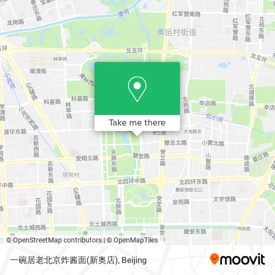 一碗居老北京炸酱面(新奥店) map