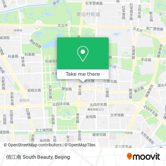 俏江南 South Beauty map