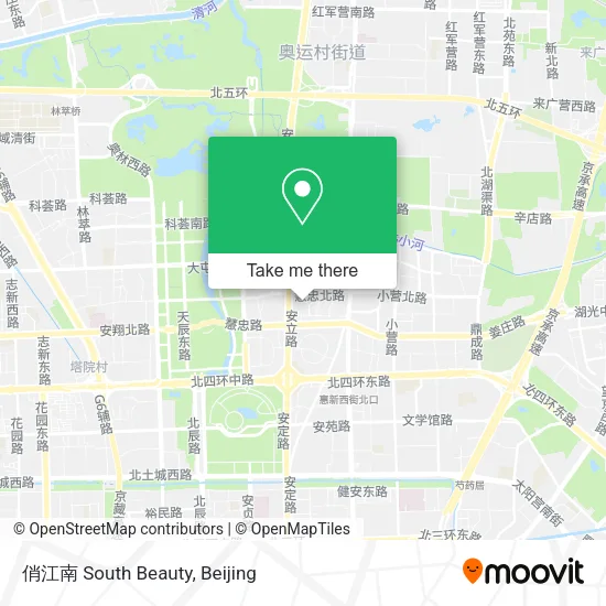 俏江南 South Beauty map