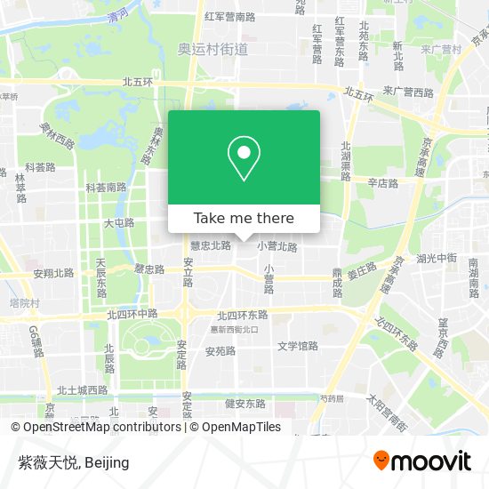 紫薇天悦 map