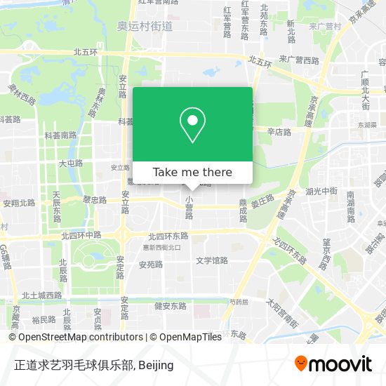 正道求艺羽毛球俱乐部 map