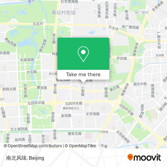 南北风味 map