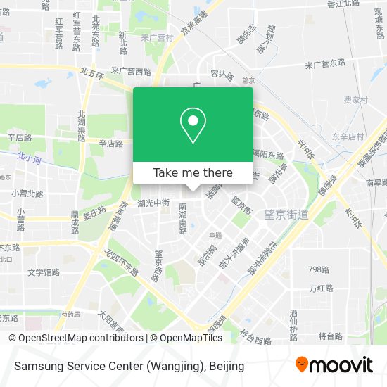 Samsung Service Center (Wangjing) map