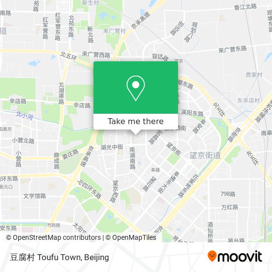 豆腐村 Toufu Town map
