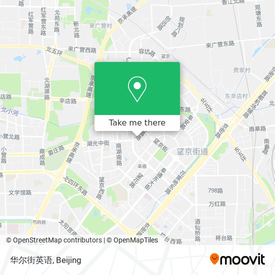 华尔街英语 map