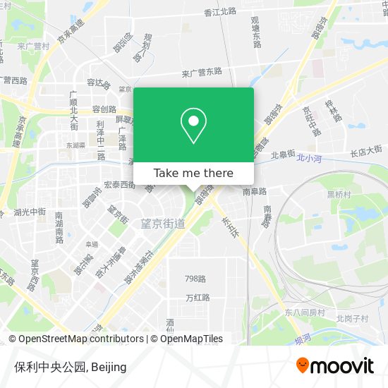 保利中央公园 map