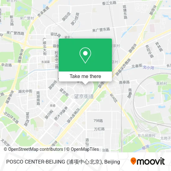 POSCO CENTER-BEIJING (浦项中心北京) map