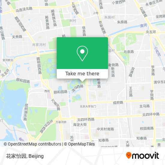 花家怡园 map
