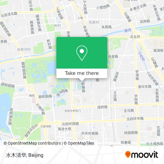 水木清华 map