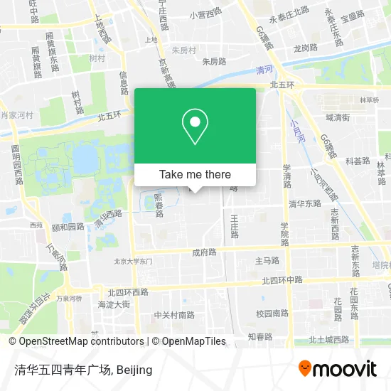 清华五四青年广场 map