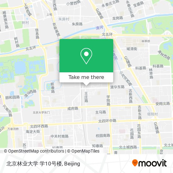 北京林业大学 学10号楼 map