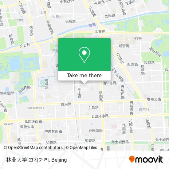林业大学 꼬치거리 map