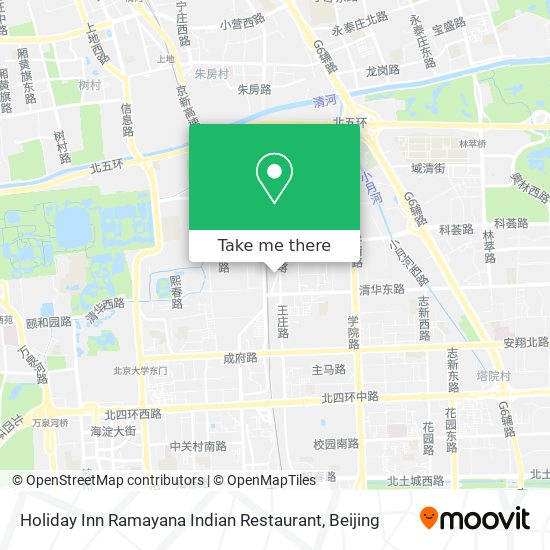 Holiday Inn Ramayana Indian Restaurant map