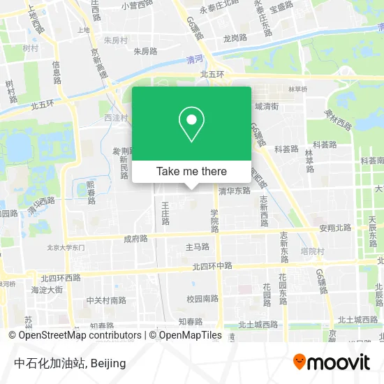 中石化加油站 map