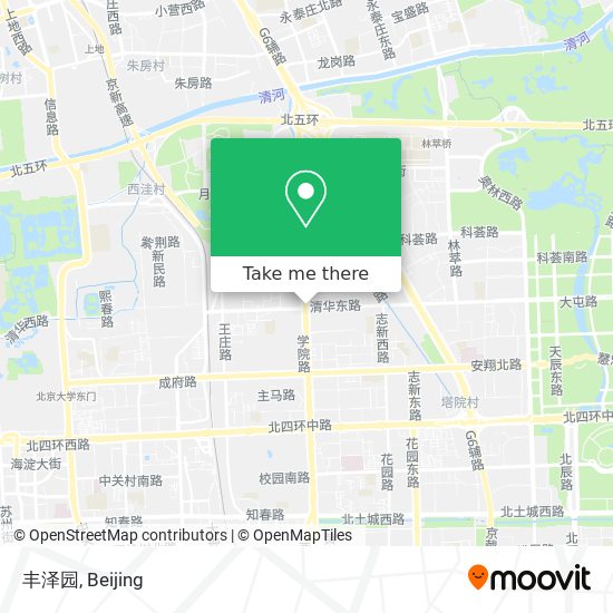 丰泽园 map