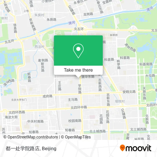 都一处学院路店 map