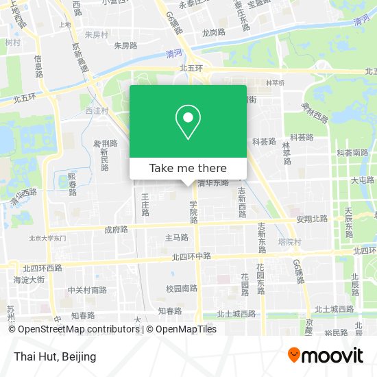 Thai Hut map
