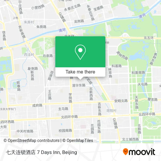 七天连锁酒店 7 Days Inn map