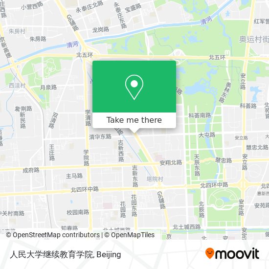 人民大学继续教育学院 map